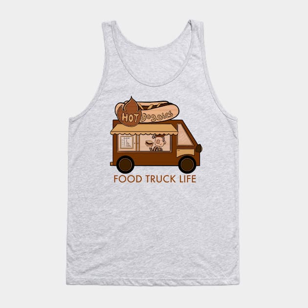 Food truck life for hot dog design Tank Top by Cuteful
